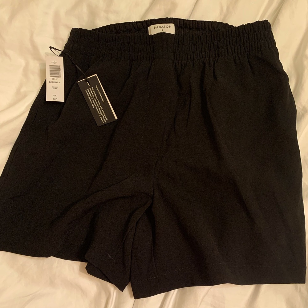 Aritzia black dress shorts